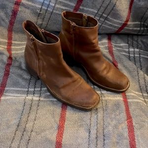 Brown ankle boots